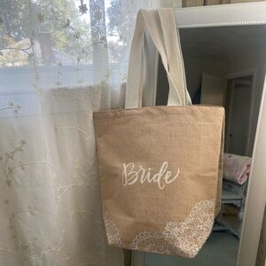 Bride Tan Tote Bag